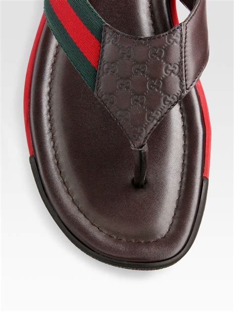 men's vintage gucci thong sandals|gucci sandals men's cheap.